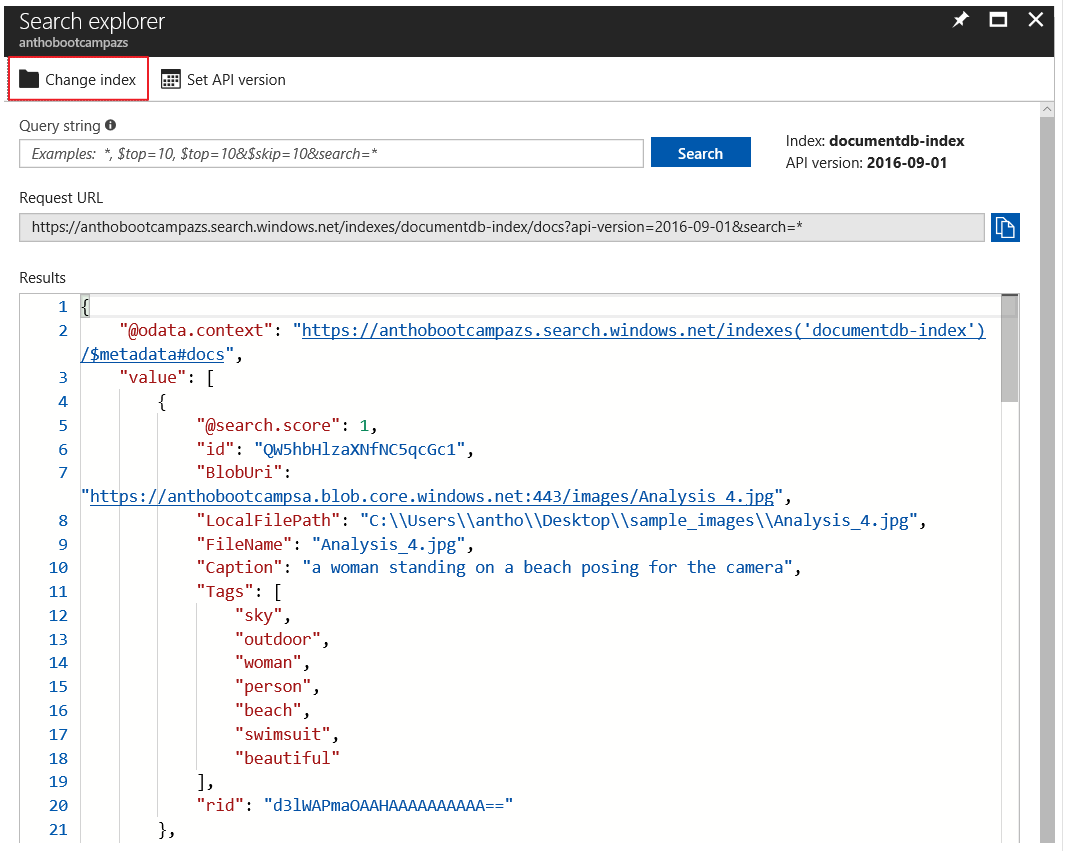 Search Explorer