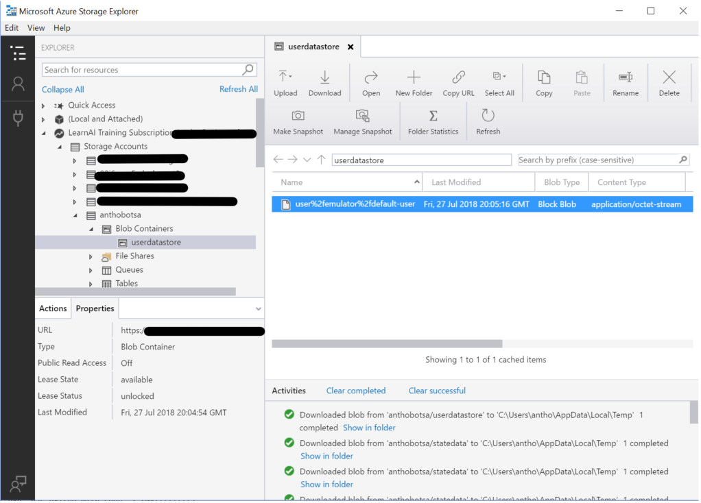 Azure Storage Explorer